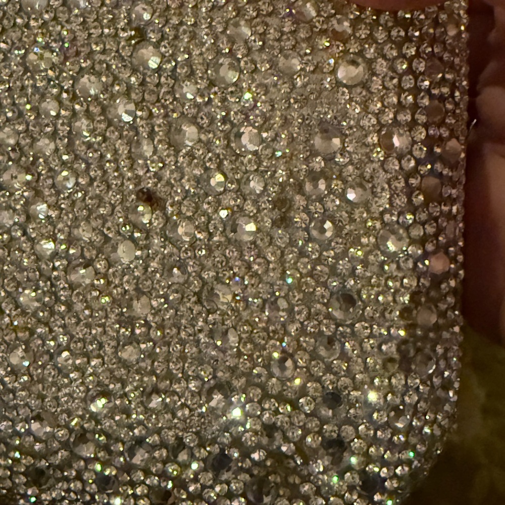 House of Harlow 1960  Silver Crystal Clutch! - Picture 12 of 13
